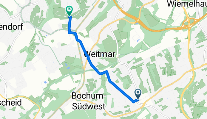 Route in Bochum