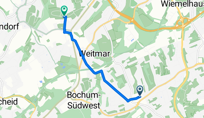 Route in Bochum