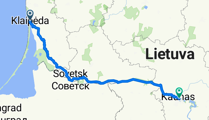 From Klaipeda to Kaunas