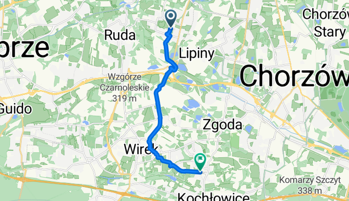 Czereśniowa, Ruda Śląska do Górnośląska, Ruda Śląska