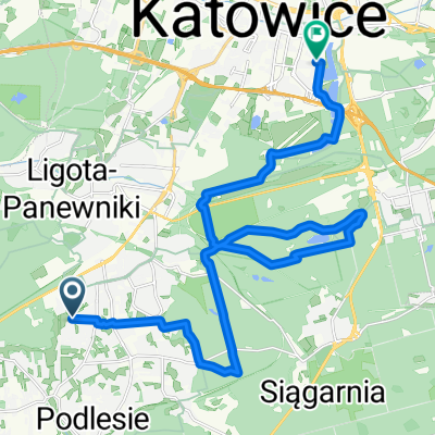 Barcelońska, Katowice do I Paderewskiego, Katowice