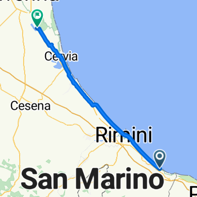 Da Via Liguria 16A a Strada Statale