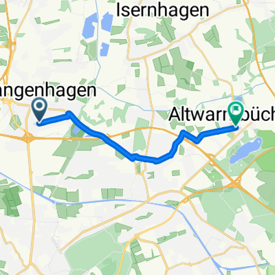 Hindenburgstraße, Langenhagen nach Bothfelder Straße, Isernhagen