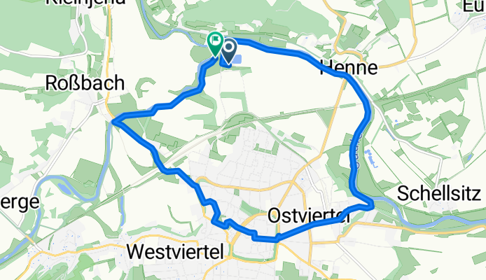 Blütengrund an der Saale, Naumburg Runde