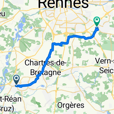 De Chemin du Haut Launay à Rue des Loges
