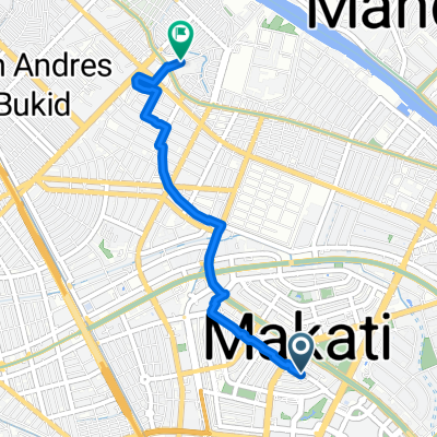 Dela Rosa Street to H. Santos