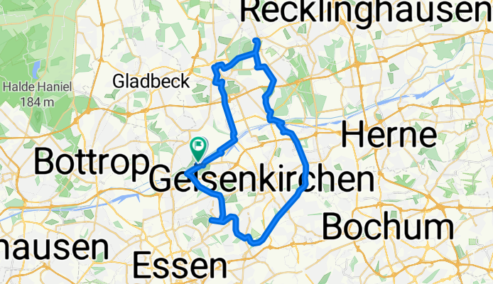Route in Gelsenkirchen