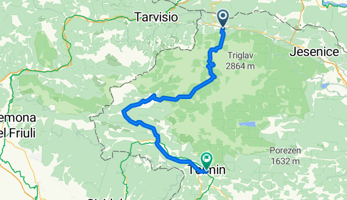 Kranjska Gora - Tolmin