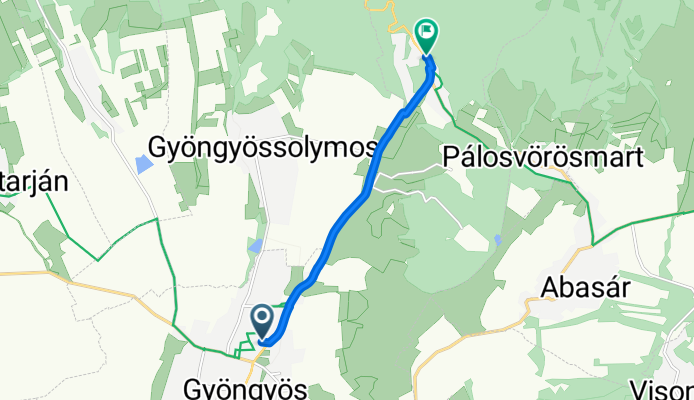 Erzsébet királyné utca, Gyöngyös - Avar utca, Gyöngyös