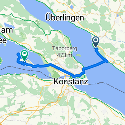 Route von Uhldingen-Mühlhofen - Reichmau