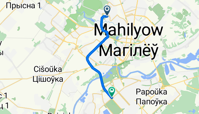 4-й Карабановский переулок, Могилев до проспект Шмидта, Могилев