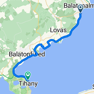 Véghely Dezső utca, Balatonalmádi - Klebelsberg Kuno utca, Tihany