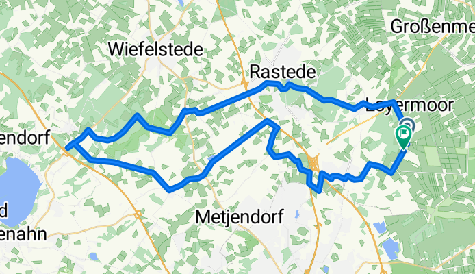 Birkenstraße, Rastede nach Birkenstraße, Rastede