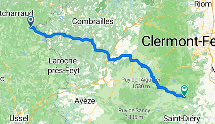 La Courtine - Saint-Saturnin