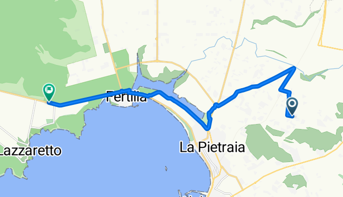 De Strada Vicinale La Tanca de Sant'Agustì à SS128