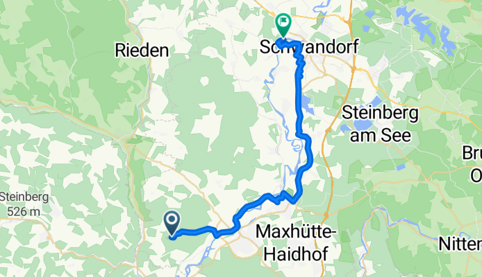 Straße Ohne Straßennamen nach Promenadenweg