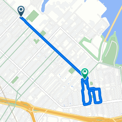 31st St, New York nach Hazen St, New York