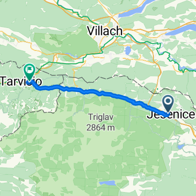 Jesenice nach Tarvisio Boscoverde (Treno)
