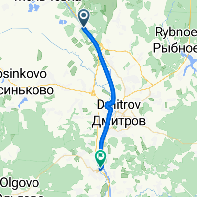 Городской Округ Дмитровский до Дмитровское шоссе, Яхрома