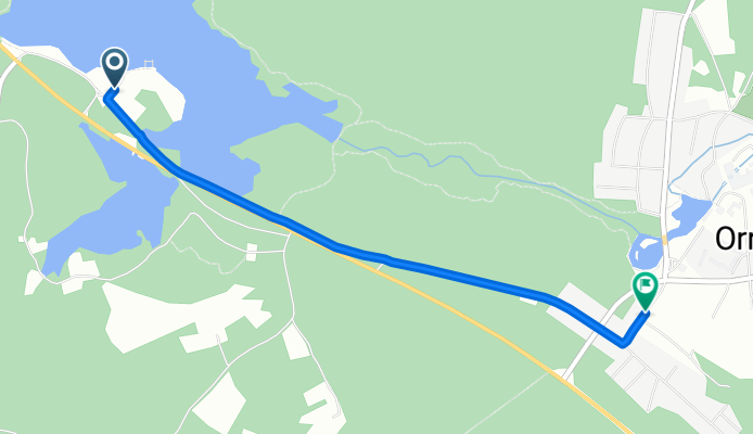 Hälleberga, Orrefors nach Smedernas väg, Orrefors