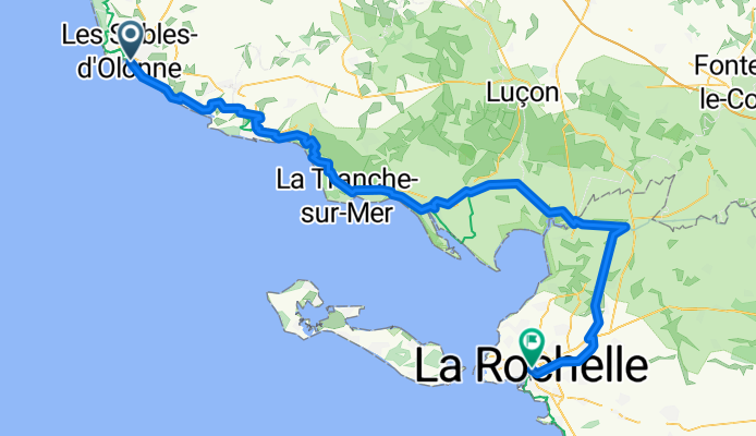 Les Sables &gt; La Rochelle