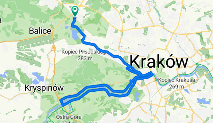 Krakowska, Rząska do Krakowska, Rząska