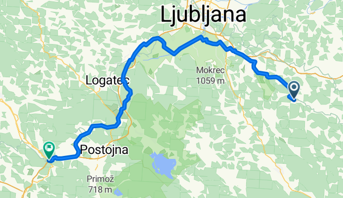 Ivančna Gorica - Divača