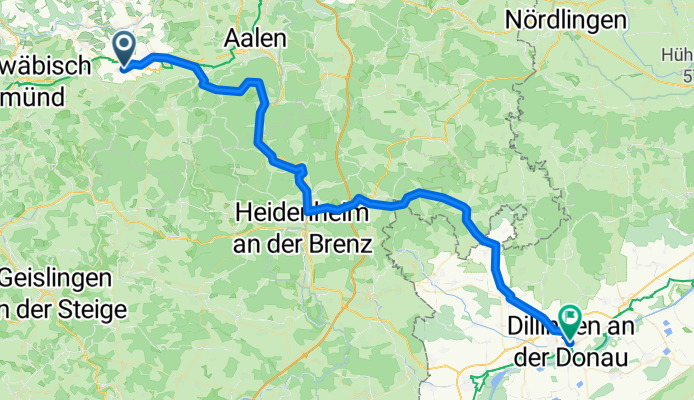 Böbingen an der Rems - Dillingen an der Donau