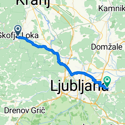 Cankarjev trg to Zelenova ulica