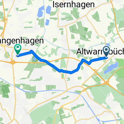 Bothfelder Straße, Isernhagen nach Hindenburgstraße, Langenhagen