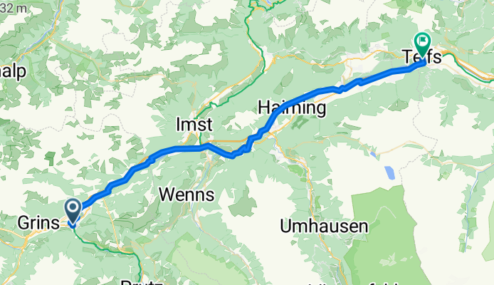 Innstraße, Landeck nach Bahnhofstraße, Telfs