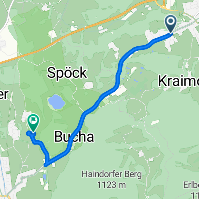 Anton-Ebner-Weg nach Höhenbergstraße