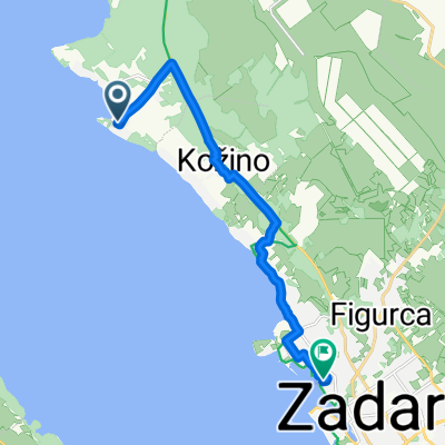 Petrčane ulica V., Petrčane nach Obala kneza Trpimira, Zadar