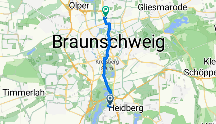 Route zu Schimmel-Hof