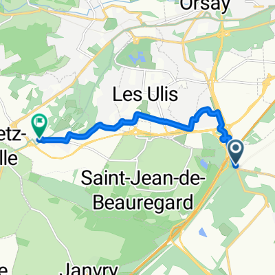Chemin de Fretay, Villejust à Rue Thuillère, Gometz-le-Châtel