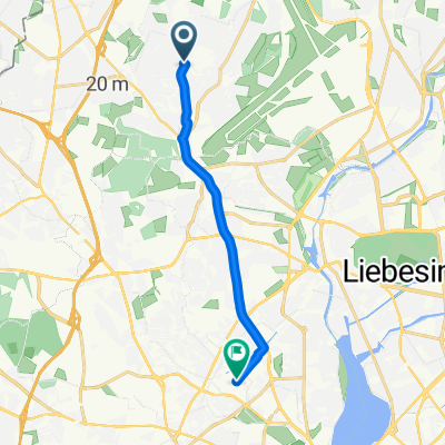 Sethweg, Hamburg to Felix-Dahn-Straße, Hamburg
