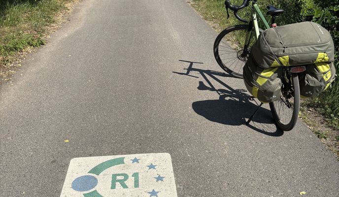 Foto 2 de la ruta de Bikemap "Muldestausee nach Neustraße, Lutherstadt Wittenberg"