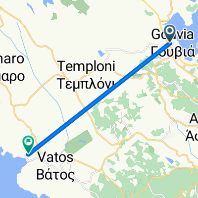 Route in Central Corfu & the Diapontian Islands