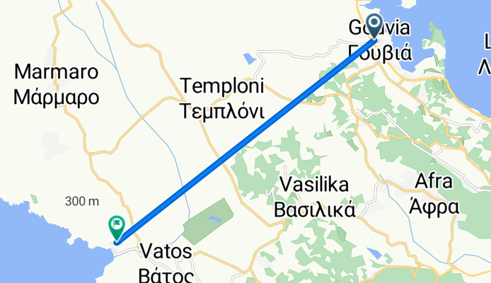 Route in Central Corfu & the Diapontian Islands