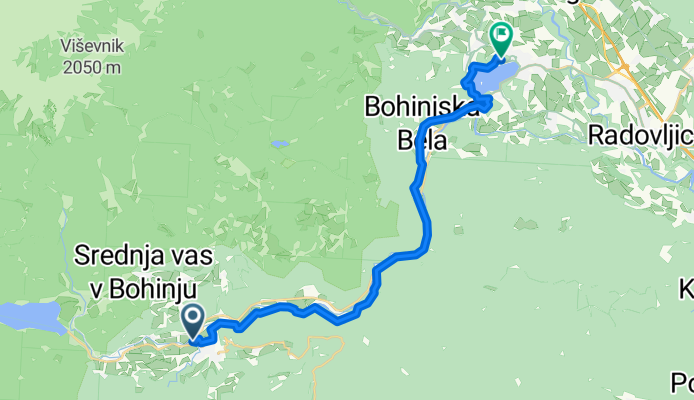 Regionalna Cesta 209, Bohinjska Bistrica - Grajska cesta, Bled