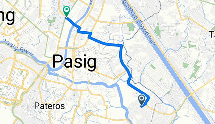 Route from Narra Sankt