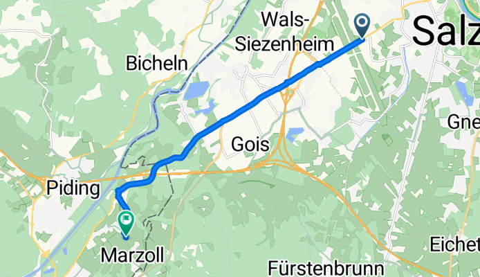 Von Salzburg bis Bad Reichenhall