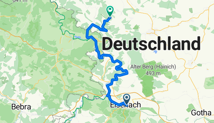 Alexanderstraße nach Börnersberg