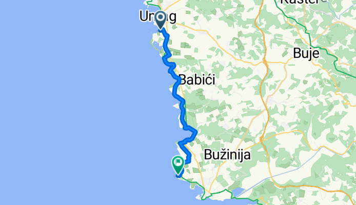 Ulica Moela, Umag à Novigrad 2, Novigrad