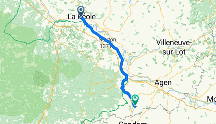La Réole - Nérac