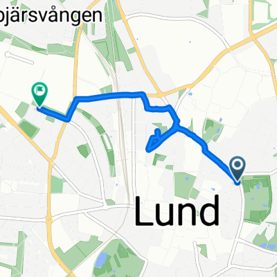 Östra Vallgatan, Lund nach Måsvägen, Lund