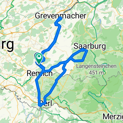 Remich-Grevenmacher-Saarburg-Schengen
