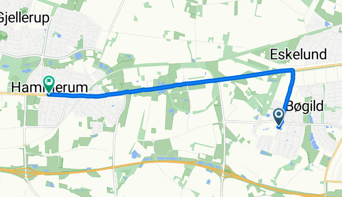 Vesterhåb, Ikast to Hammerum Hovedgade, Herning