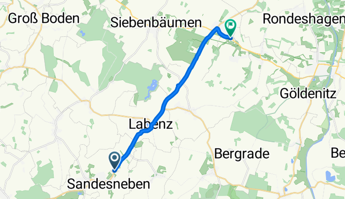 Hauptstraße, Sandesneben nach Ratzeburger Straße, Kastorf