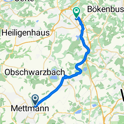 Kleberstraße, Mettmann nach Oststraße, Velbert